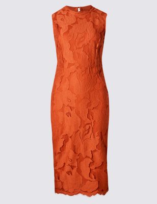Tailored Fit Copper Lace Dress
